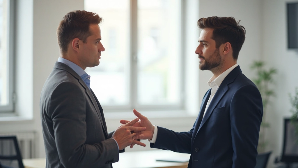 Professioneel team gebruikt non-verbale communicatie in positieve interactie